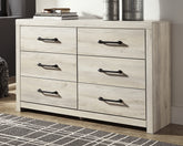 Tampa Furniture Outlet Lutz - Ashley Furniture - Cambeck Bedroom - Six Drawer Dresser / Whitewash - B192-31